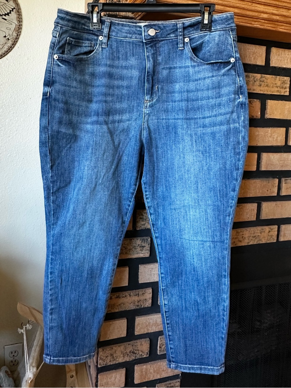 Sonoma Women's Straight-Leg Blue Jeans